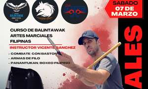 Bastón / cuchillo / panantukan 2026 balintawak combat system kali eskrima Club Knockout Ermua