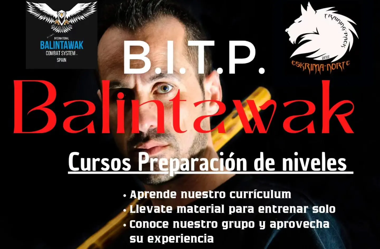 Cursos de preparación de niveles de Balintawak Combat System eskrima 2026 en Castro-Urdiales